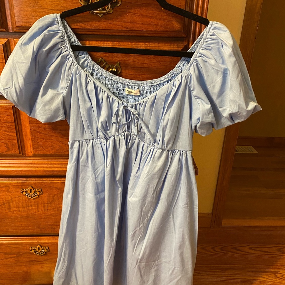 Hollister blue babydoll dress - NEW WITH TAGS